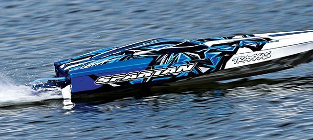 Traxxas RTR Spartan Brushless Boat With New Blue Paint Scheme [VIDEO]