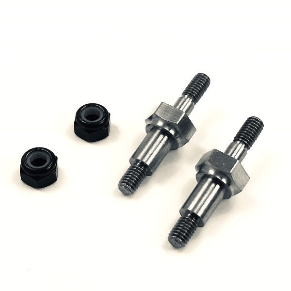 Trinity Titanium Shock Mounts For The Associated 6.1 Series Vehicles