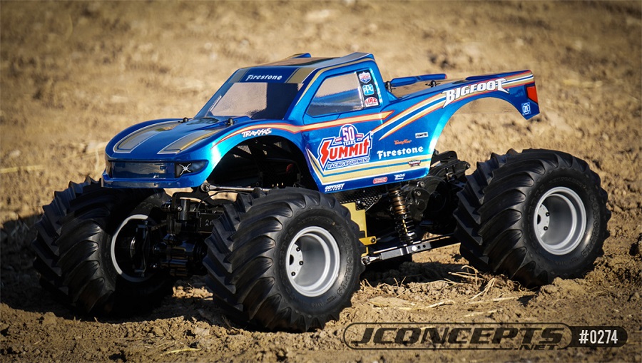 JConcepts 2010 Ford Raptor Monster Truck Clear Body