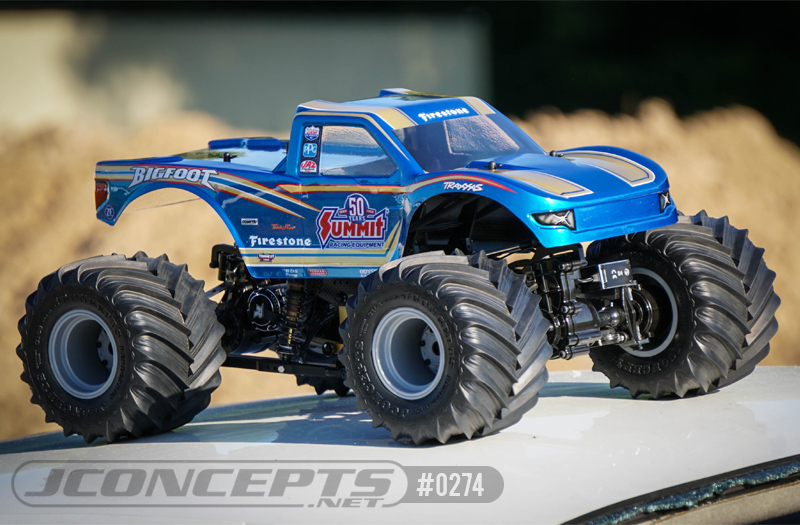 JConcepts 2010 Ford Raptor Monster Truck Clear Body