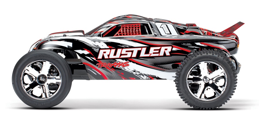 Traxxas Rustler Now Available In New Blue & Red Paint Schemes