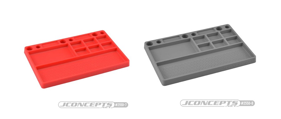 JConcepts Parts Tray Now Available In Red & Gray