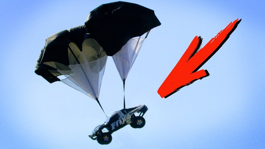 Parachutes On Traxxas RC Cars