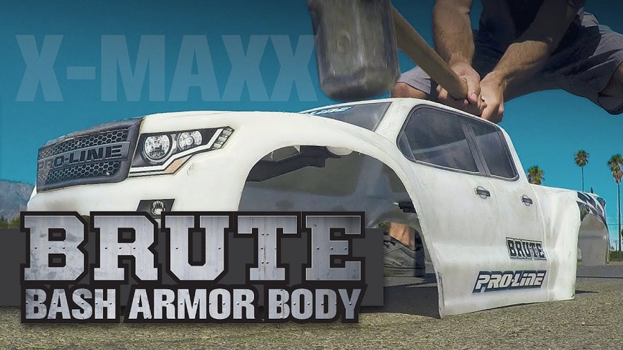 Pro-Line Pre-Cut Brute Bash Armor Body For The Traxxas X-MAXX