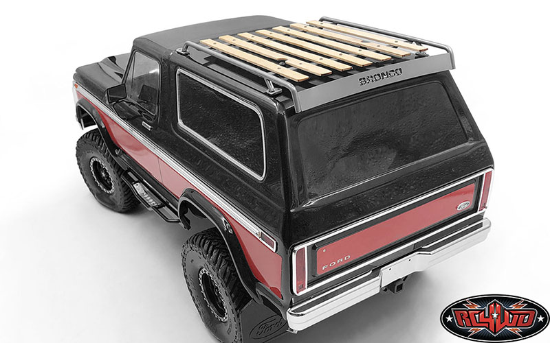 RC4WD Wooden Roof Rack For The Traxxas TRX-4 '79 Bronco Ranger XLT