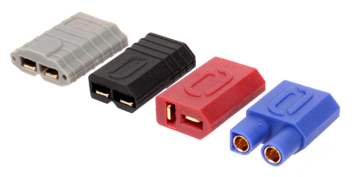 SummitLink Pack of 2 Compact Battery Adapter Connector Compatible for Traxxas XT60 to TRX Plugs