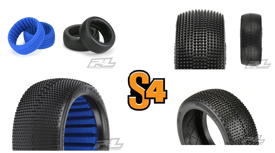 Pro-Line 1:8 Buggy & Truck Tires Now Available In S4 (Super Soft) Compound
