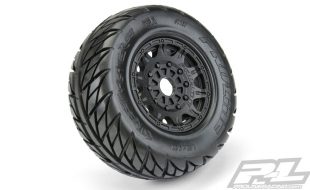 Pro-Line Street Fighter SC 2.2″/3.0″ Tires Mounted On Raid Black 17mm Wheels