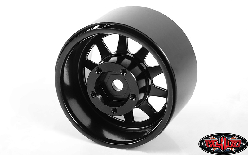 RC4WD Deep Dish Wagon 1.55 Stamped Steel Beadlock Wheels (Black)