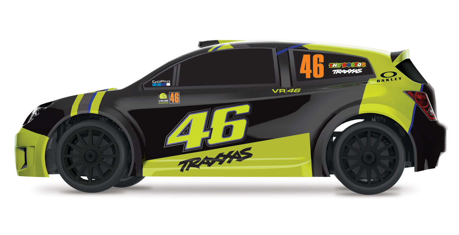 RC Car Action - RC Cars & Trucks | 75064-5-LaTrax-Rally-VR46-Sideview-left