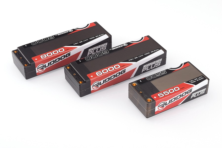 RUDDOG 7.6V Graphene Plus LiHV Battery Packs