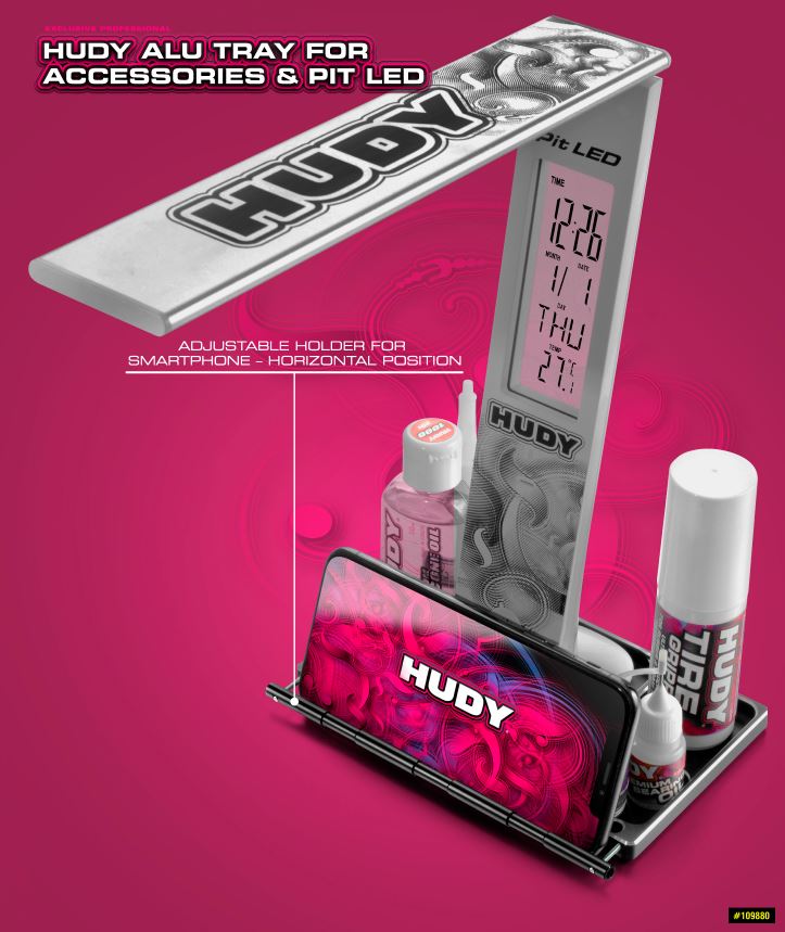 HUDY Aluminum Tray For Accessories & Pit LED