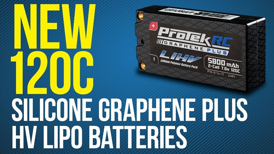 ProTek RC 120C Graphene PLUS HV LiPo Batteries & LiHV Receiver Packs