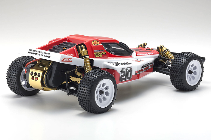 Kyosho Turbo Optima Gold Kit 4WD Off-Road Buggy - RC Car Action
