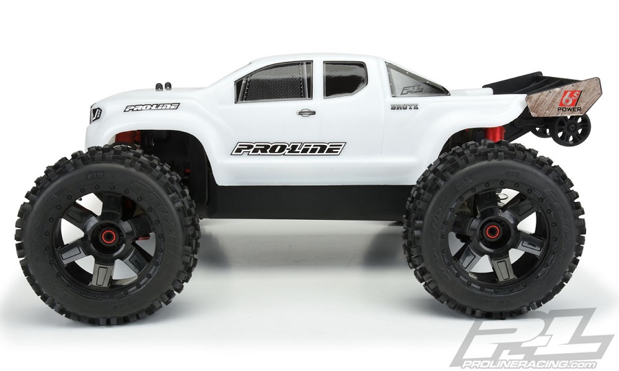 Pro-Line Pre-Cut Brute Bash Armor (White) Body For The ARRMA Outcast & Notorious
