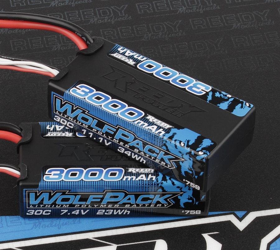 Reedy Wolfpack Shorty LiPo Batteries With T-Plug