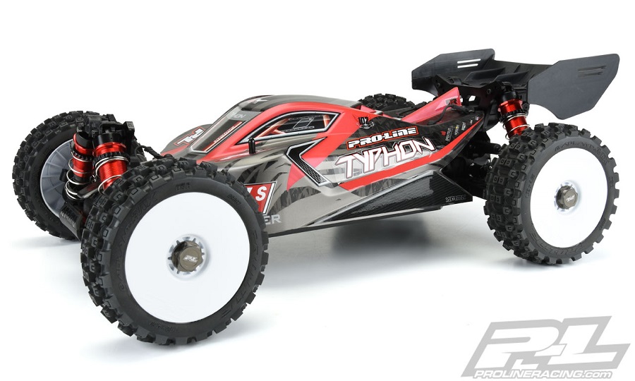 Pro-Line Racing 9067-41 Badlands MX M2 1:8 Buggy Mounted Black Wheels FRONT/REAR 