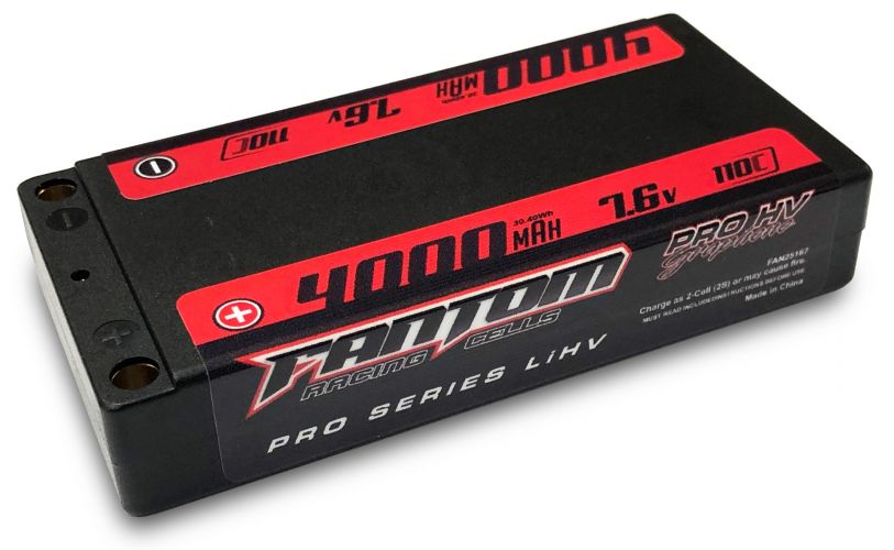 Fantom Racing 4000mAh HV Thin Shorty LiHV Pack