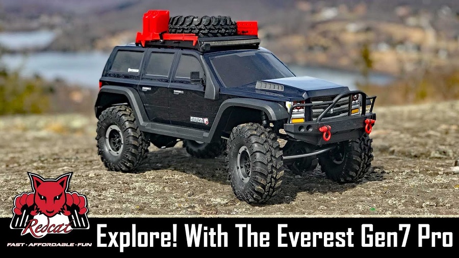 Redcat Racing Everest Gen7 Pro RC Scale Crawler Off-Road Action