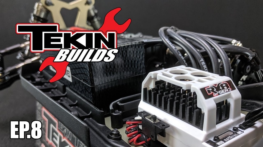 Tekin Builds Ep. 8 - TLR 8IGHT-X E Electronics Install