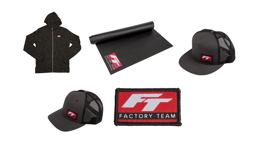 Factory Team Logo Pit Mat, Patch & Apparel