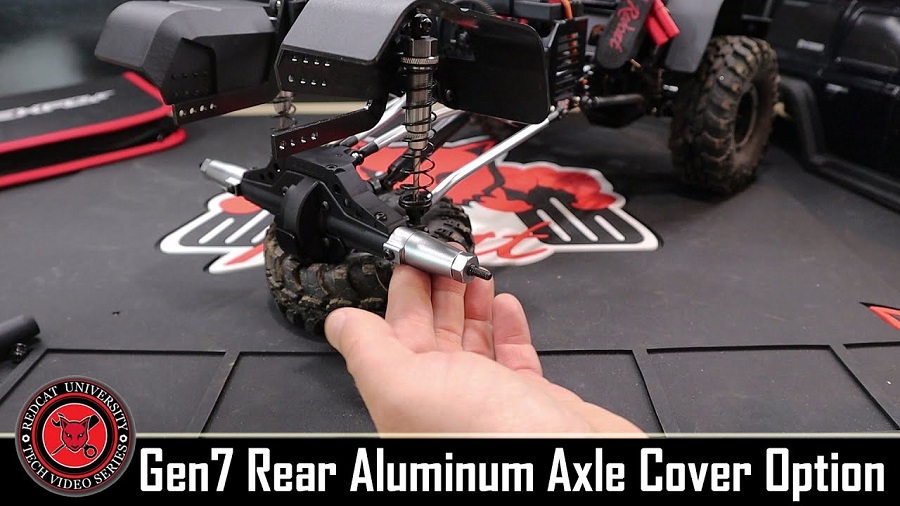 Redcat Racing Everest Gen7 Aluminum Rear Axle Cover Option Part Install