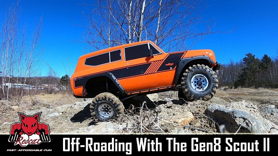 Redcat Racing Everest Gen8 Scout II RC Scale Crawler Off-Road Action