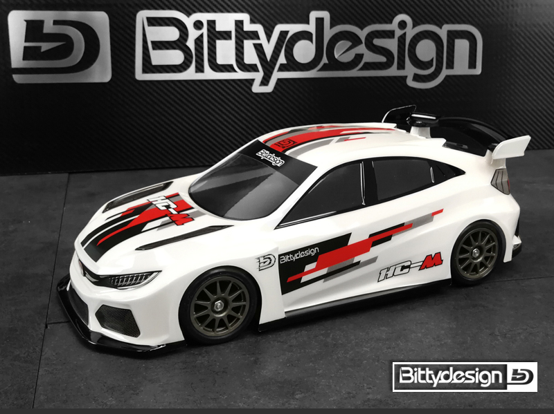 Bittydesign HC-M 1/10 M-Chassis Clear Body
