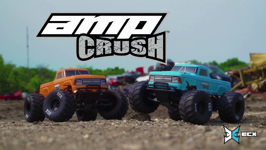 ECX 1/10 Amp Crush 2WD Monster Truck Brushed RTR