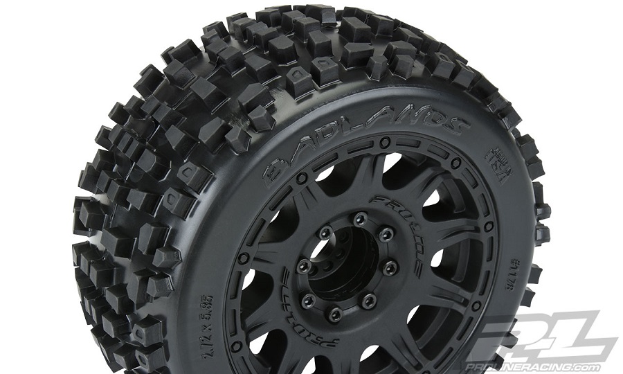 Pro-Line Mounted Badlands 3.8 All Terrain Tires