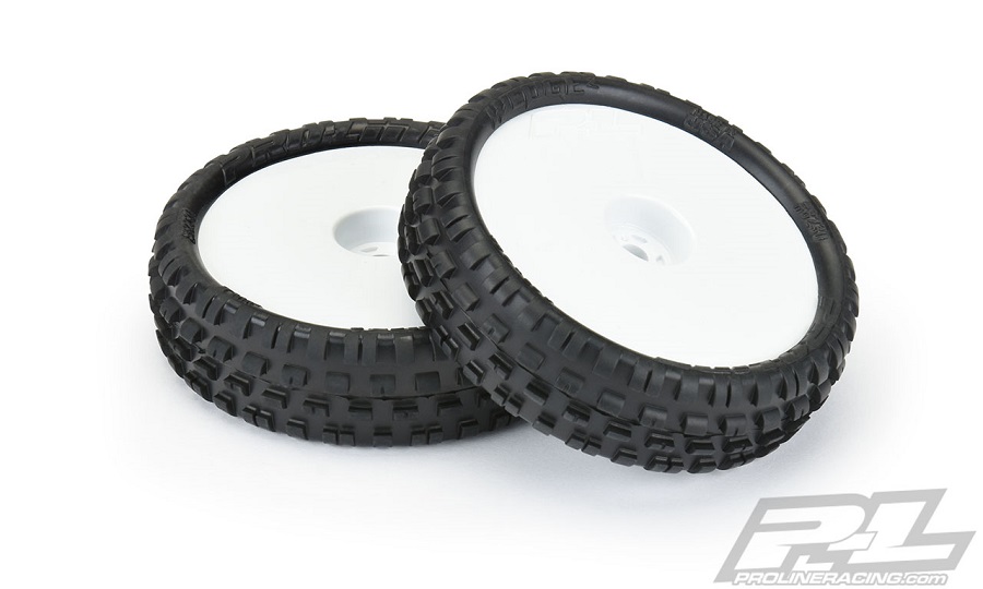 Pro-Line Mounted Wedge Squared & Prism 2.2" 2WD Off-Road Carpet Buggy Tires