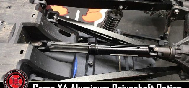 Redcat Camo X4 Aluminum Center Driveshaft Option Install [VIDEO]