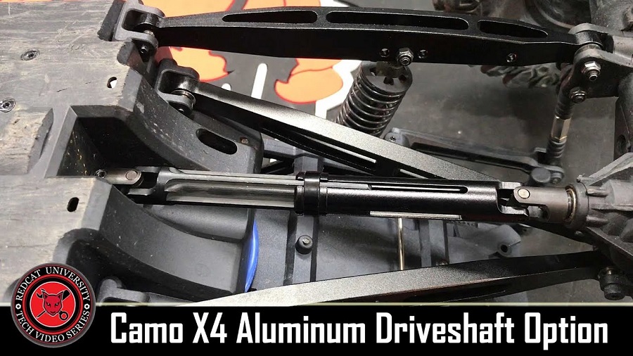 Redcat Camo X4 Aluminum Center Driveshaft Option Install