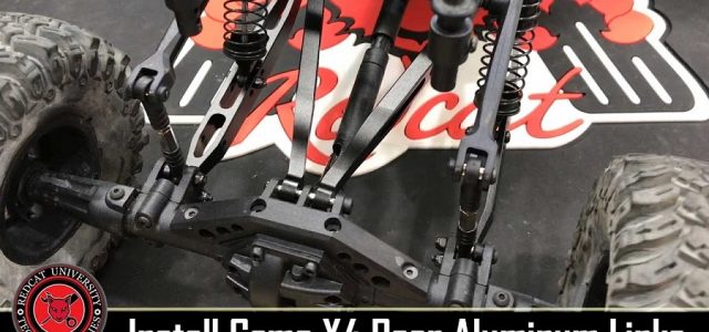 Redcat Camo X4 Aluminum Rear Suspension Links Install [VIDEO]
