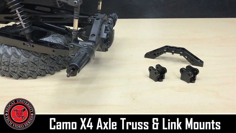 How To: Redcat Racing Camo X4 Aluminum Link Mount & Axle Truss Option Part Install