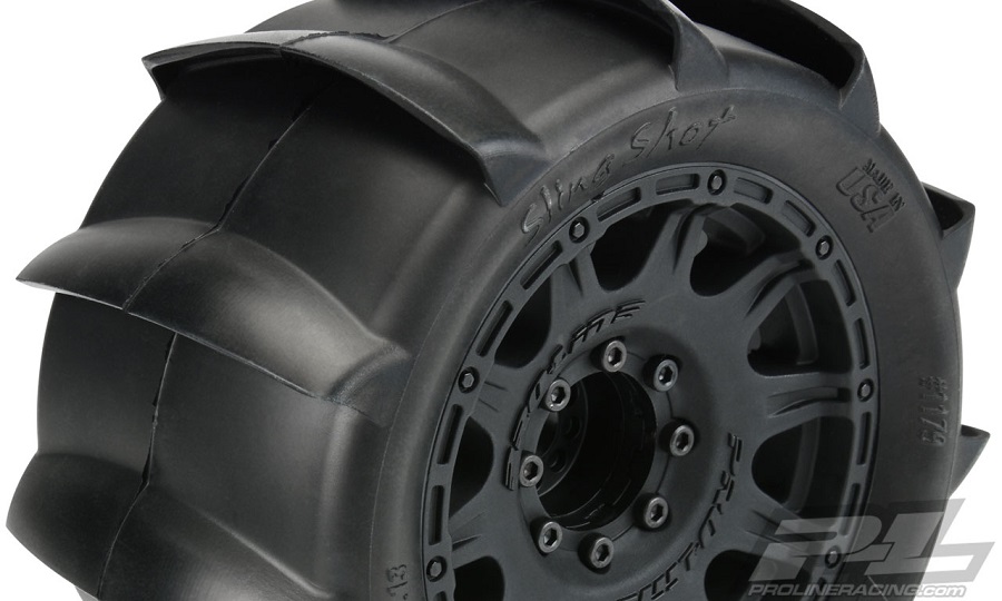 Pro-Line 3.8" Pre-Mounted 17mm Monster Truck Tires
