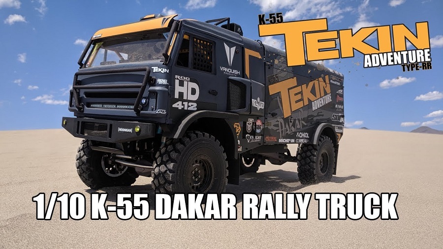 Project K-55: 1/10 Kamaz 3D Printed Rally Raid Truck