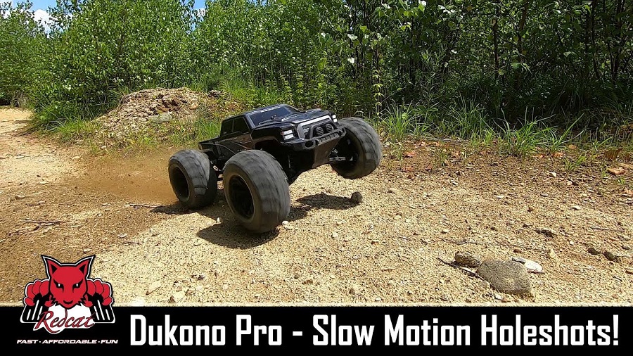 Slow Motion Holeshots With The Redcat Racing Dukono Pro Brushless 4wd Monster Truck
