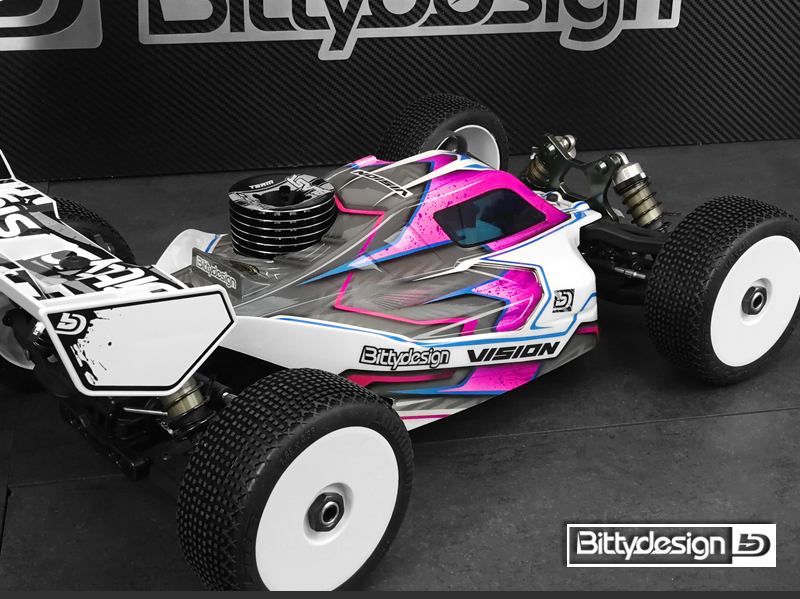 Bittydesign VISION Pre-cut Clear Body For The Mugen MBX8