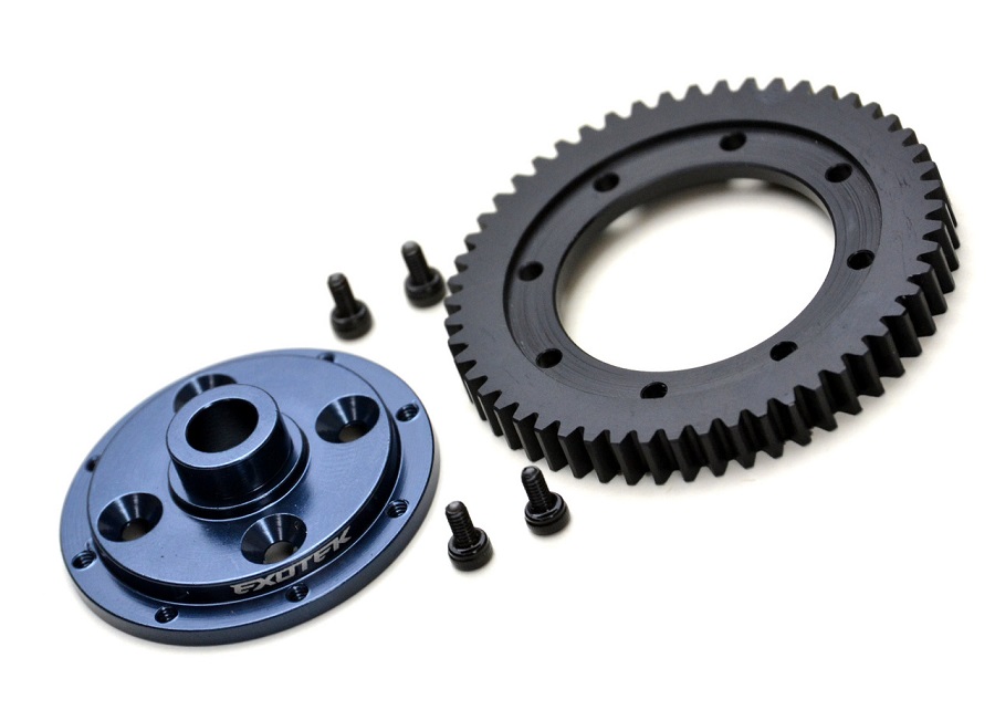 ET410 Machined 32p Spur Gear And Mounting Plate