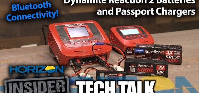 Horizon Insider Tech Talk: Dynamite Reaction 2 Batteries & Chargers With Bluetooth [VIDEO]