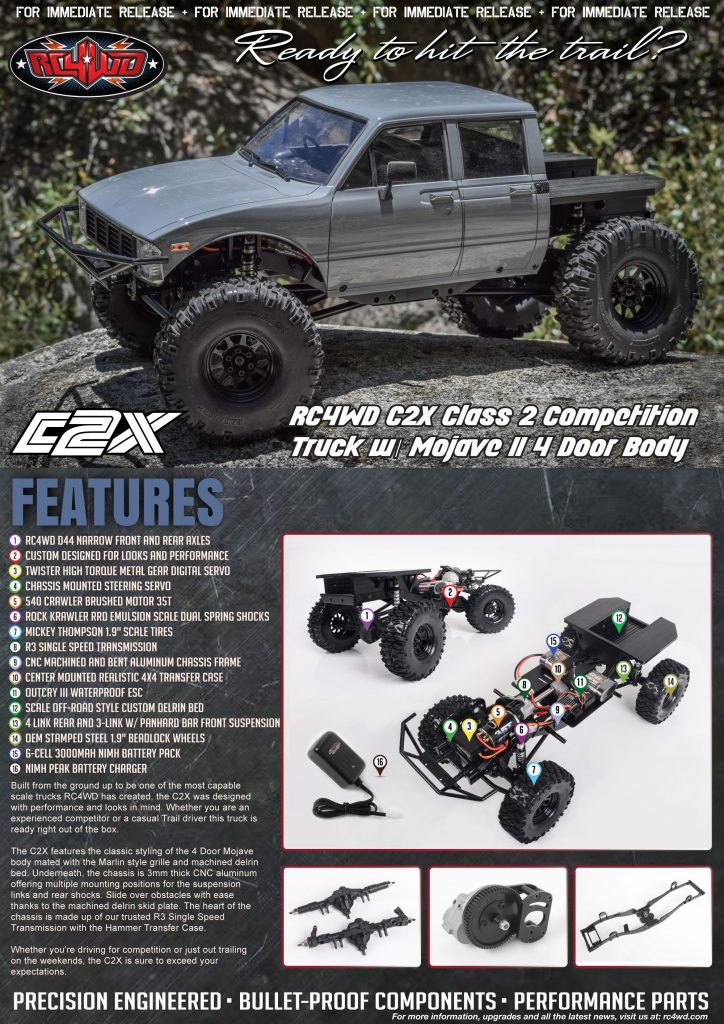 RC Car Action - RC Cars & Trucks | RC4WD C2X Class 2 Competition Truck With Mojave II 4 Door Body [VIDEO]