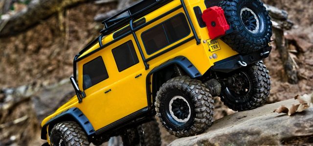 Traxxas Special Edition TRX-4 With Yellow Land Rover Defender Body