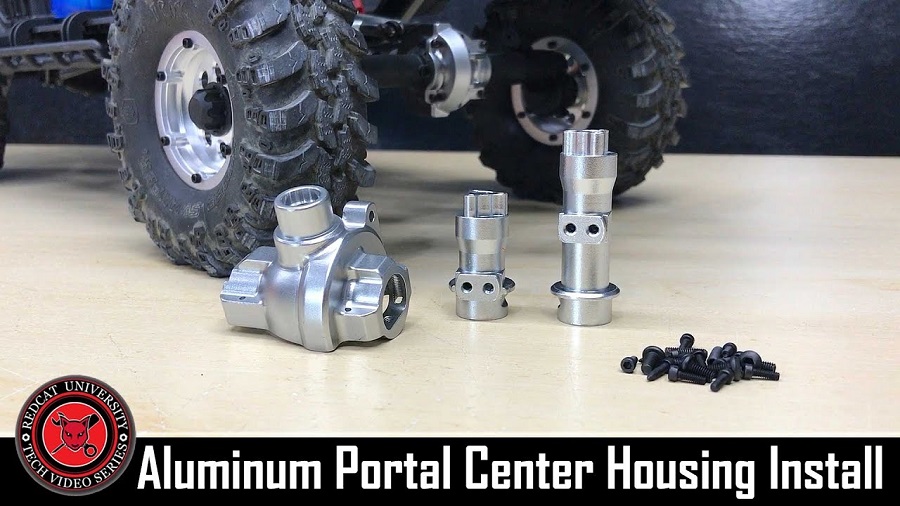 How To Redcat Gen8 Scout II & PACK Aluminum Center Portal Gearbox Housing Install