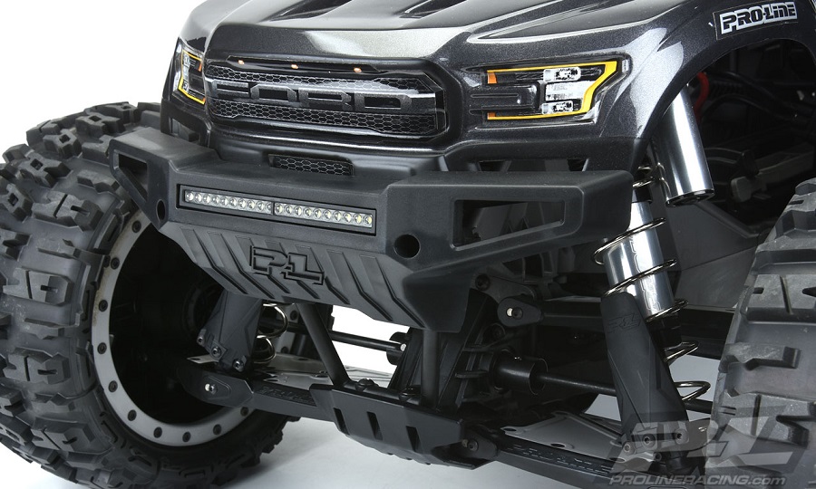 Pro-Line PRO-Armor Front Bumper With 4" LED Light Bar For The Traxxas X-MAXX