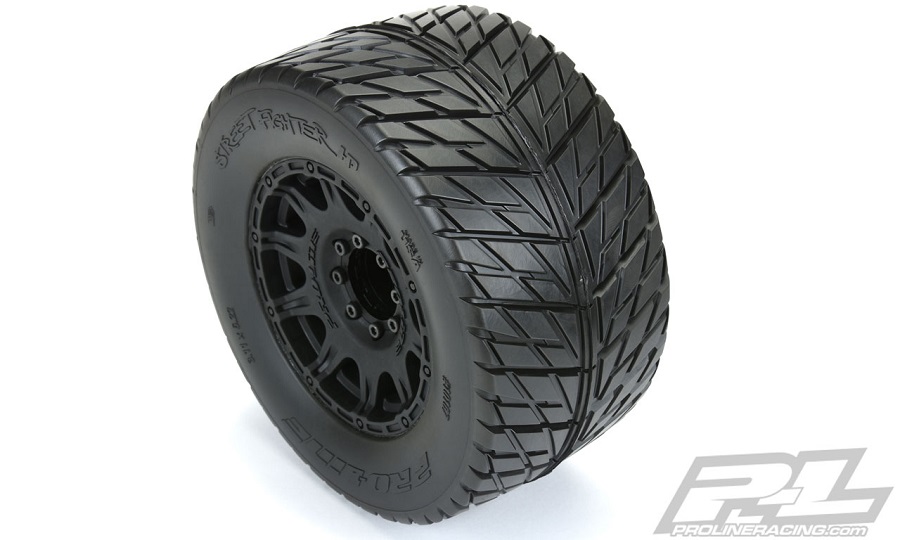 Pro-Line Street Fighter HP 3.8" Street BELTED Tires Mounted