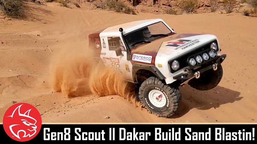 Sand Blasting With A Custom Dakar Redcat Racing Gen8 Scout II Build