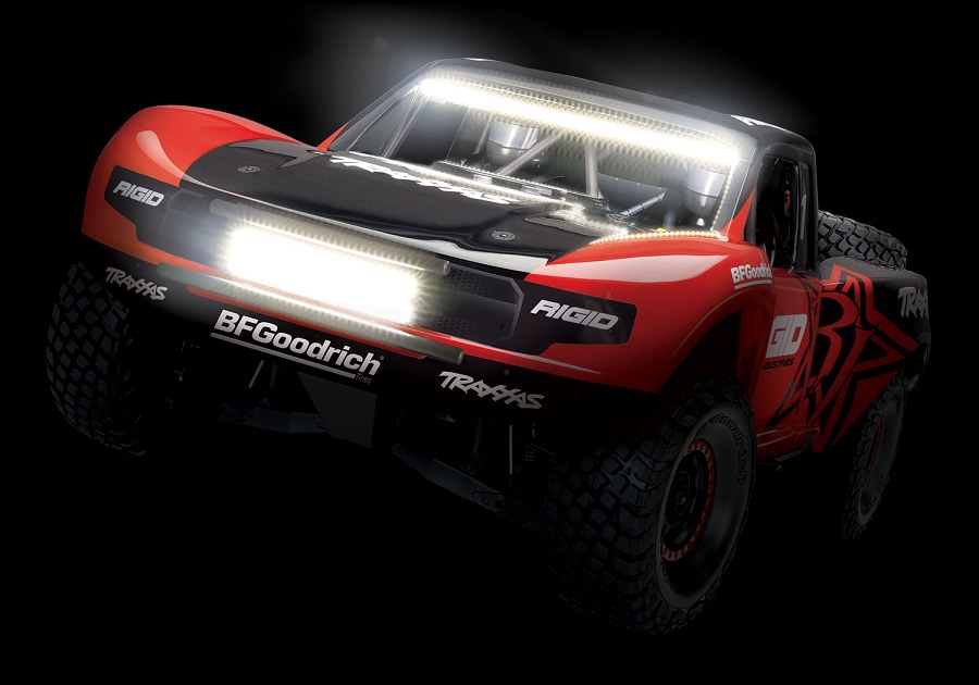 Traxxas Unlimited Desert Racer With New Graphics & LED Light Kit