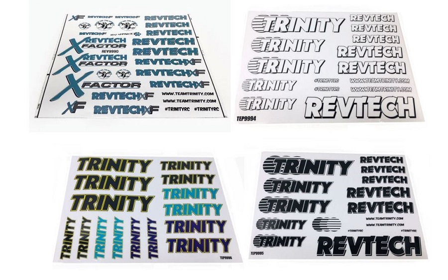 Trinity Revtech Sticker Sheets