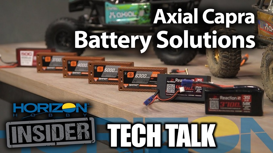 Horizon Insider Tech Talk Axial Capra Battery Solutions